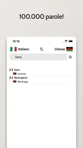 Dizionario Chewa-Italiano screenshot 1
