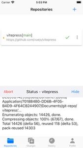 Gitofu screenshot 1