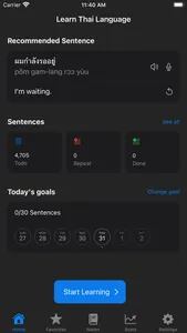 Learn Thai Sentences screenshot 5