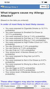 Allergy Diary 3 screenshot 2