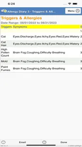 Allergy Diary 3 screenshot 9