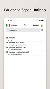 Dizionario Sepedi-Italiano screenshot 0