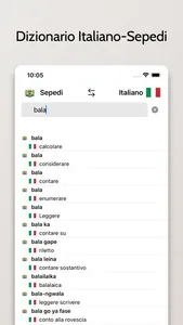 Dizionario Sepedi-Italiano screenshot 2