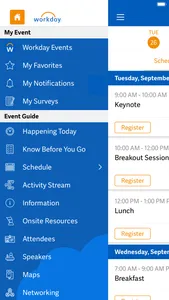 Workday Events screenshot 2