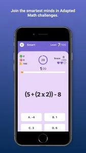 Adapted Math - Smart Mind Game screenshot 2