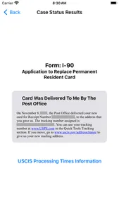 Immigration Case Tracker USCIS screenshot 1