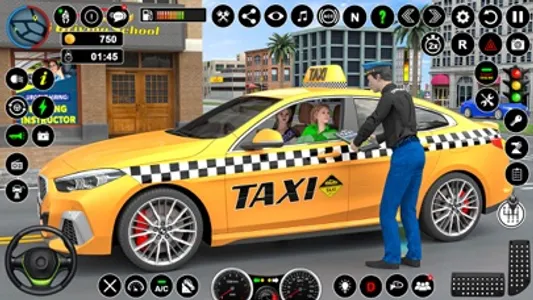 Russian Taxi Driving Simulator screenshot 0