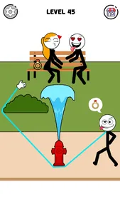 Stickman Thief Puzzle IQ Games screenshot 2