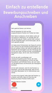 Bewerbungsschreiben AI screenshot 1