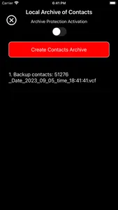 SaferBackUp: Backup Contacts screenshot 2