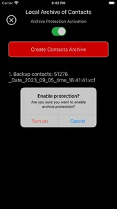 SaferBackUp: Backup Contacts screenshot 4