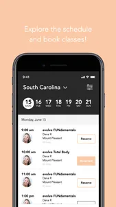 Evolve Modern Pilates screenshot 2