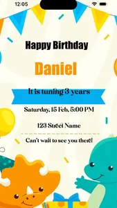 Birthday invitation maker . screenshot 4