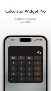 Calculator Widget Pro • screenshot 0