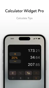 Calculator Widget Pro • screenshot 2