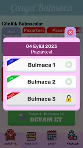 Çengel Bulmaca - Günlük screenshot 6