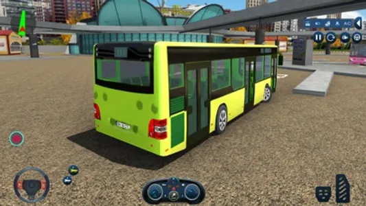 Highway Coach Bus Driving Sim screenshot 1