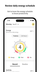 Energy Routine screenshot 1