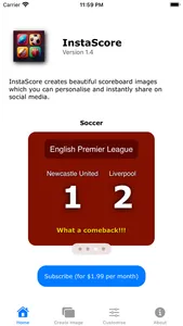 InstaScore App screenshot 5