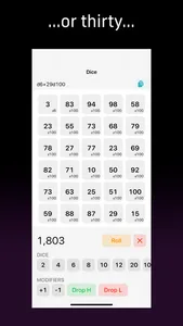 Dice Simulator screenshot 2