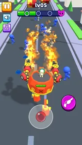 Merge Mecha War-Endless Sprint screenshot 0