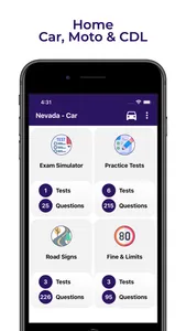 Nevada DMV Practice Test - NV screenshot 1