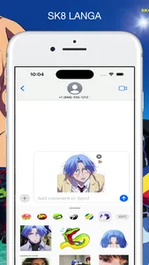 sk8 langa Stickers screenshot 0