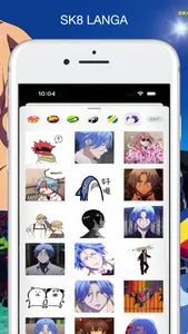 sk8 langa Stickers screenshot 2