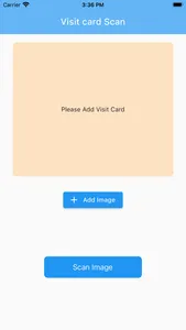 Visiting Card Scan screenshot 0