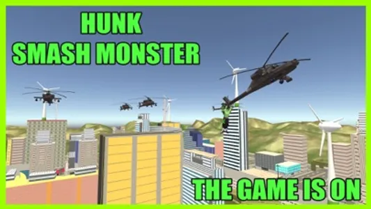 Hunk Green Smash Monster screenshot 2