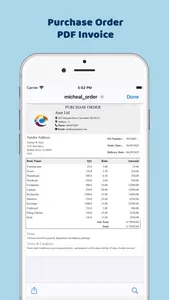 PO - Purchase Order Generator screenshot 0