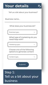 BizWiz - Ai Marketing App screenshot 0