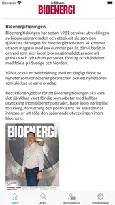 Bioenergi e-tidning screenshot 0