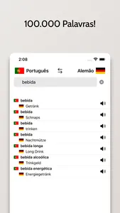 Dicionário Alemão-Português screenshot 1