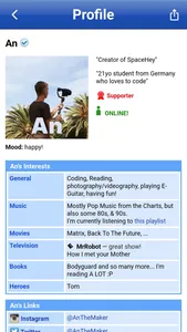 SpaceHey Mobile screenshot 2