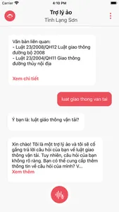 Trợ lý ảo - Tỉnh Lạng Sơn screenshot 3