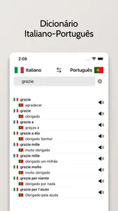 Dicionário Italiano/Português screenshot 2