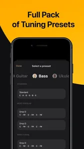 Guitar Tuner + Ukulele & Bass screenshot 3