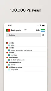 Dicionário Krio-Português screenshot 1