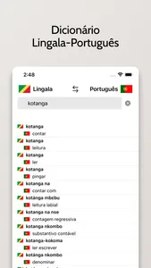 Dicionário Lingala-Português screenshot 2