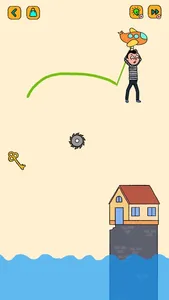 Fly Thief: Draw A Line screenshot 0