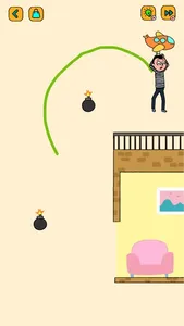 Fly Thief: Draw A Line screenshot 1