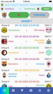 Match Schedule screenshot 0