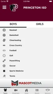 Princeton ISD Athletics screenshot 4