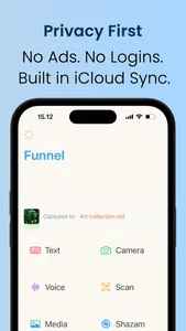 Funnel - Quick Capture screenshot 4