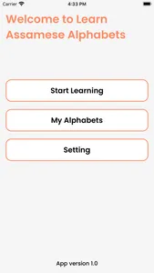 Learn Assamese Alphabets screenshot 0