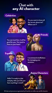 FamousTalkr: AI Celebrity Chat screenshot 0