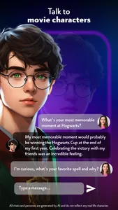 FamousTalkr: AI Celebrity Chat screenshot 2