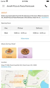 Amalfi Pizza & Pasta Pointcook screenshot 6