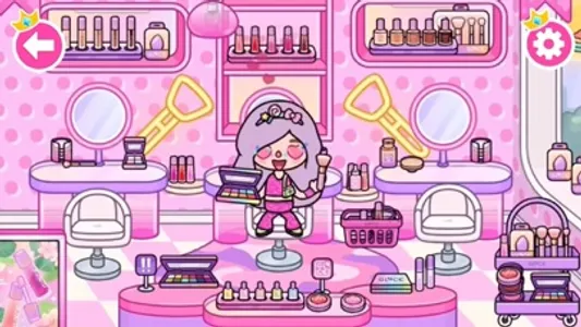 Princess Town Makeup Spa Games screenshot 4